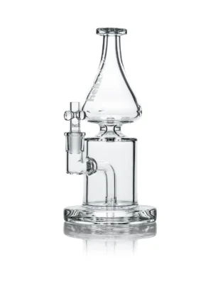 Helix™ Clear Straight Base with Fixed Downstem Water Pipe