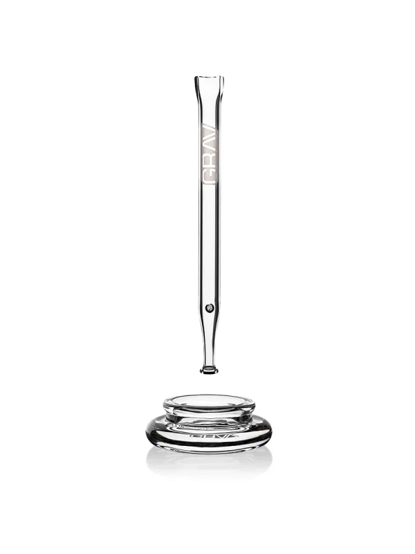 GRAV® Quartz Vape Straw w/ Dab Dish