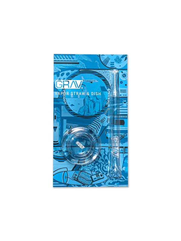GRAV® Quartz Vape Straw w/ Dab Dish