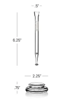 GRAV® Quartz Vape Straw w/ Dab Dish